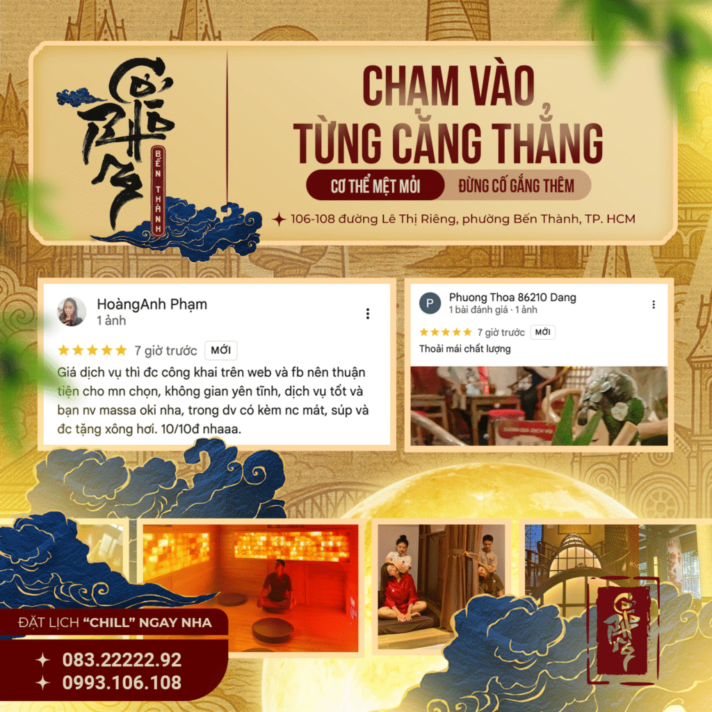 địa chỉ gội đầu dưỡng sinh chuẩn Trung Hoa tại quận 1