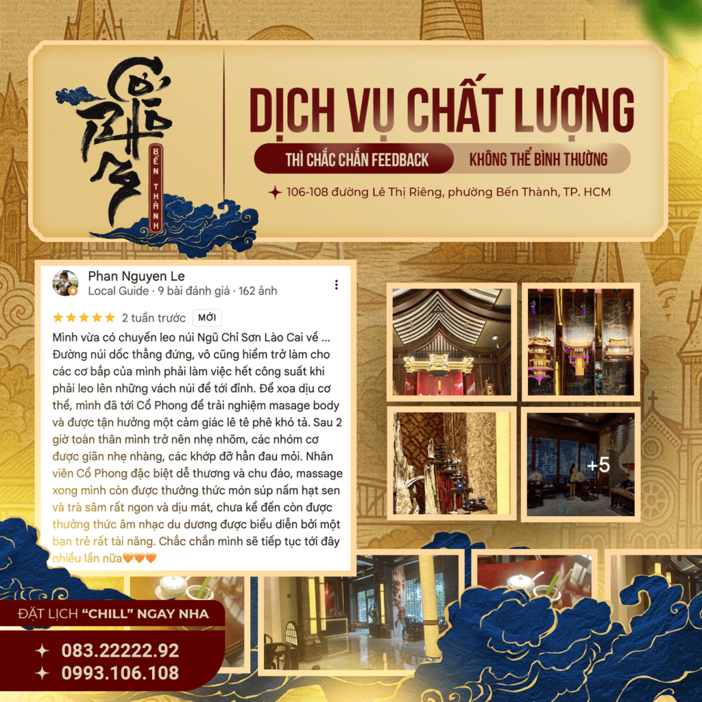 Massage trị liệu cổ vai gáy quận 1