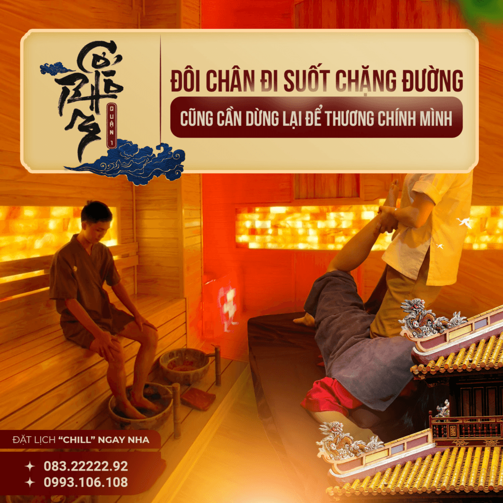 massage foot trị liệu