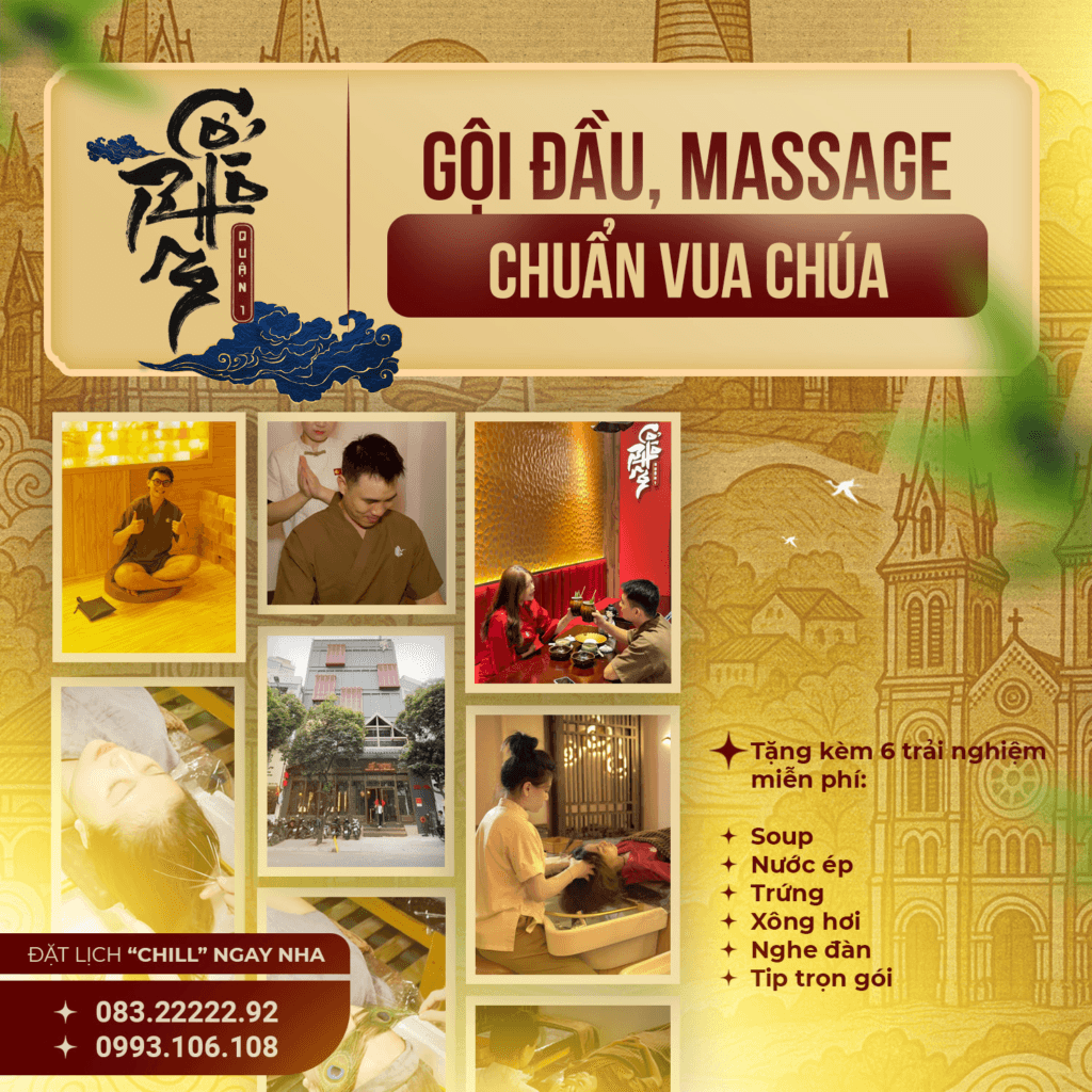 gội đầu cho nam