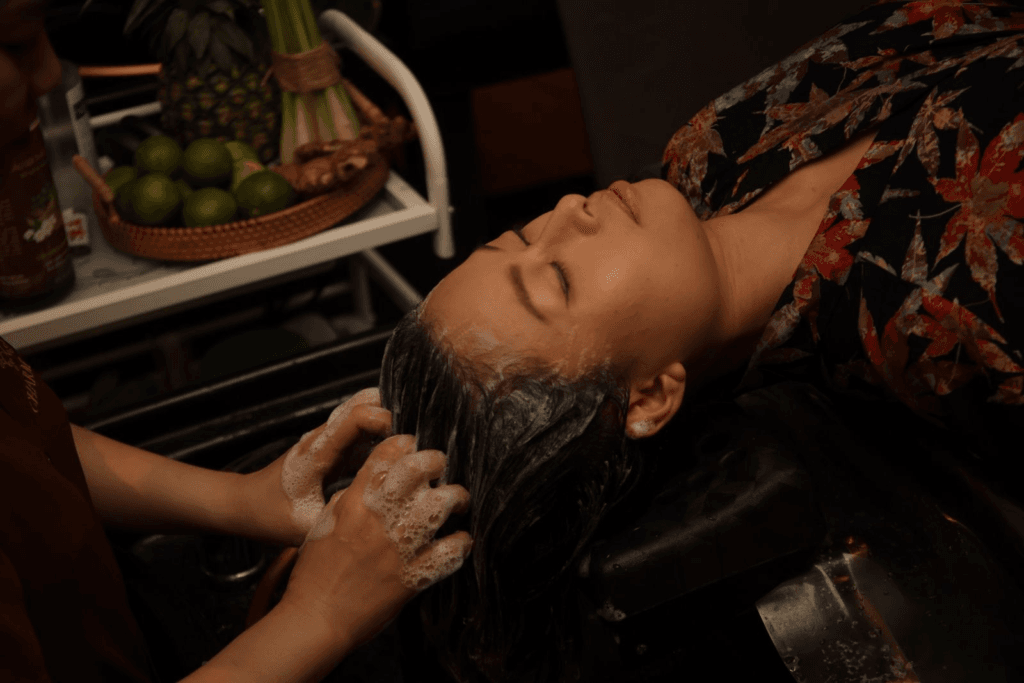 gội đầu dưỡng sinh thảo dược